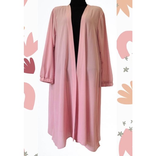 Long Cardy Ceruty Babydoll/Outer Ceruty/COD/Cardigan lengan panjang