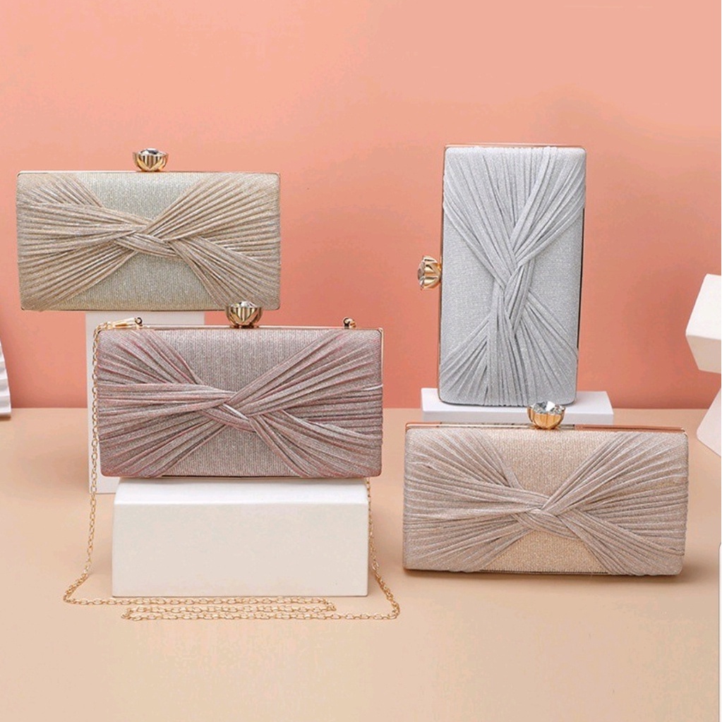 CLUTCH BAG IMPORT KOREA JKT E 5594/T 1823/Q 3283/C 7514 TAS PESTA WANITA CANTIK ELEGANT