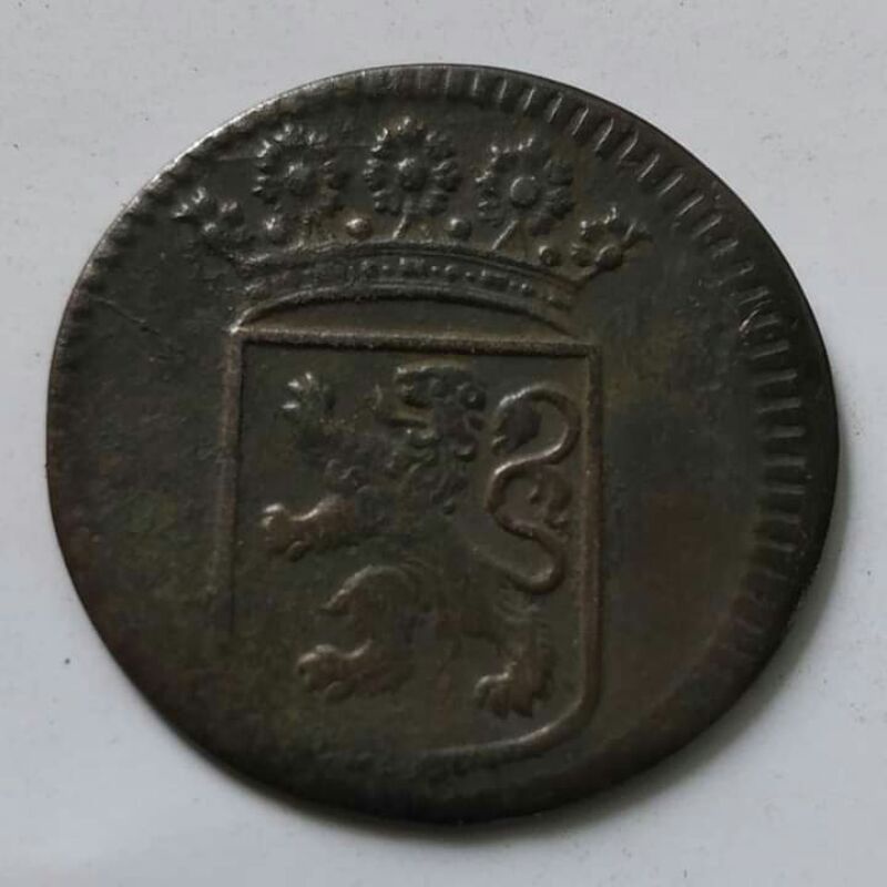 Koin Kuno 1 Doit VOC 1730 Holland