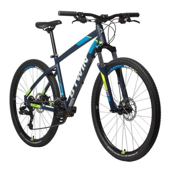 Sepeda  Btwin Mtb Rockrider 520 27.5" Mountain Bike Original - Navy Blue