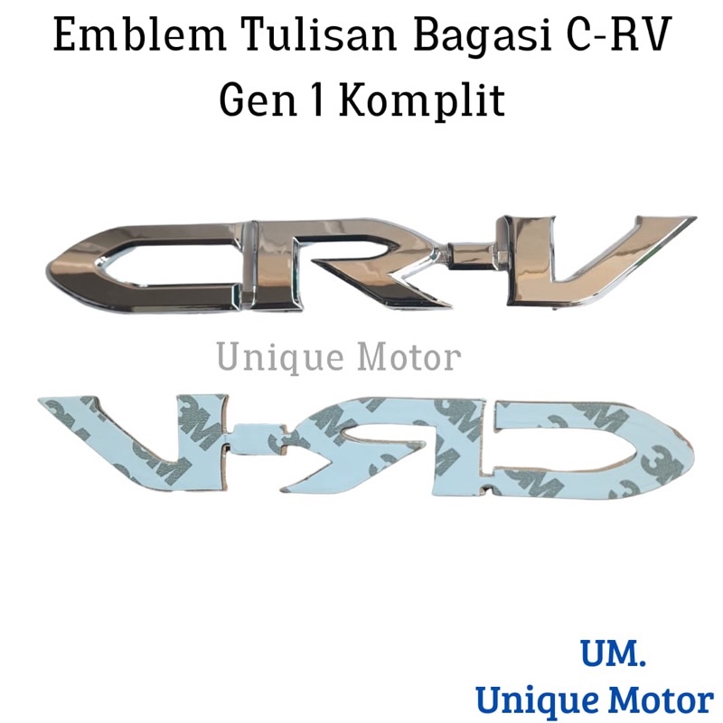 Emblem Tulisan CRV Gen 1 Original