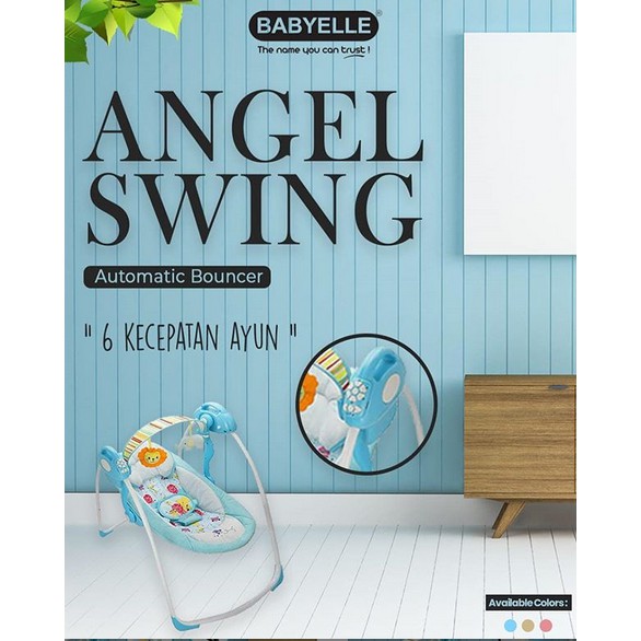 Ayunan BabyElle Baby Swing Automatic 3300 Angel with MP3 Function SD Card