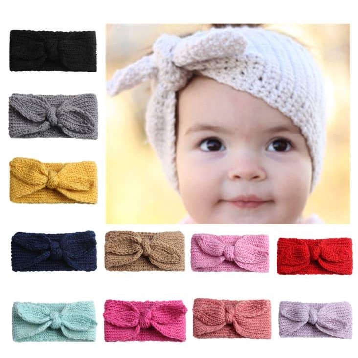 LID8078  Bandana Bayi / Headband / Aksesoris rambut / Pita bayi cewek lucu soft