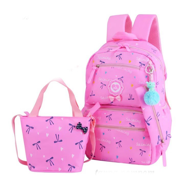 Ransel Pita Tas Sekolah Anak Murah Ransel Pita 3in1 Tas Sekolah Anak Wanita 3in1 Ransel Pita