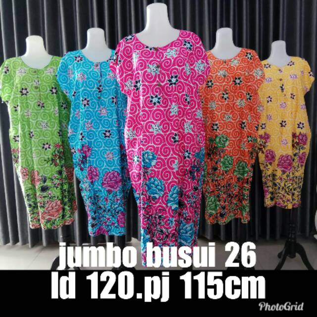 DASTER JUMBO BUSUI  BELI HARUS 5 WARNA HALUS TERMURAH GROSIR BATIK PRODUSEN DASTER DAN MUKENA