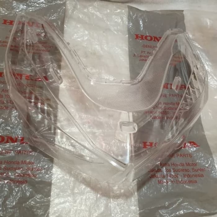 mika lampu depan kaca reflektor vario 150 old 125 led original stanley