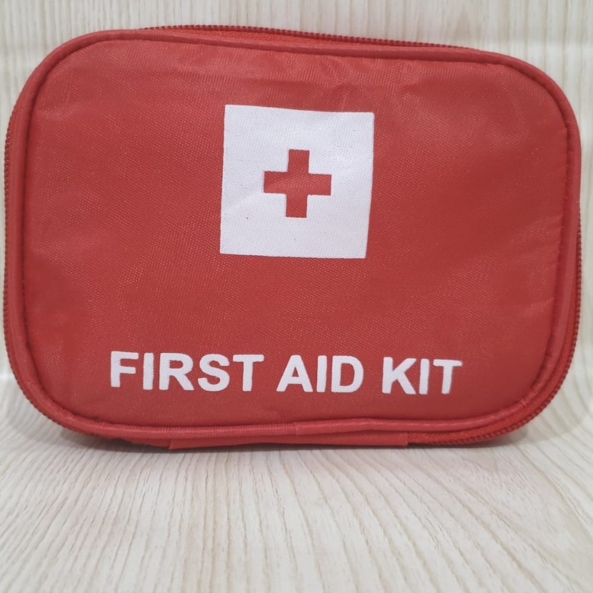 First Aid Bag Kit OneMed Onemed Kotak P3K Tas Merah Lengkap / P3K Onemed Tas Tempat Obat