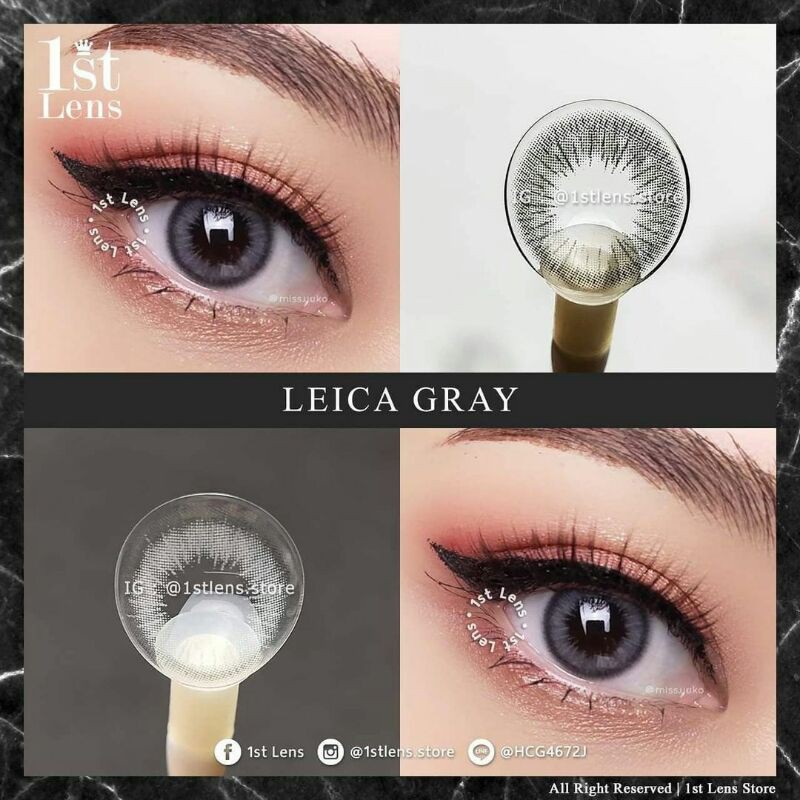 Softlens Leica by dreamcolor soflens wedding gray brown lensa kontak