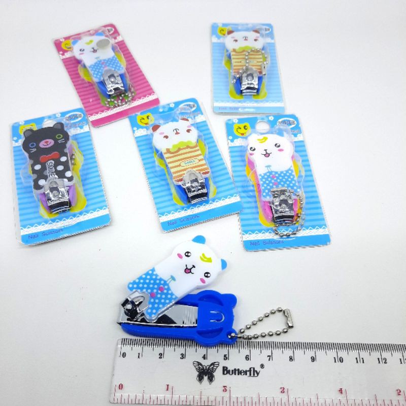 12pcs Gunting Kuku Karakter Lucu Grosir