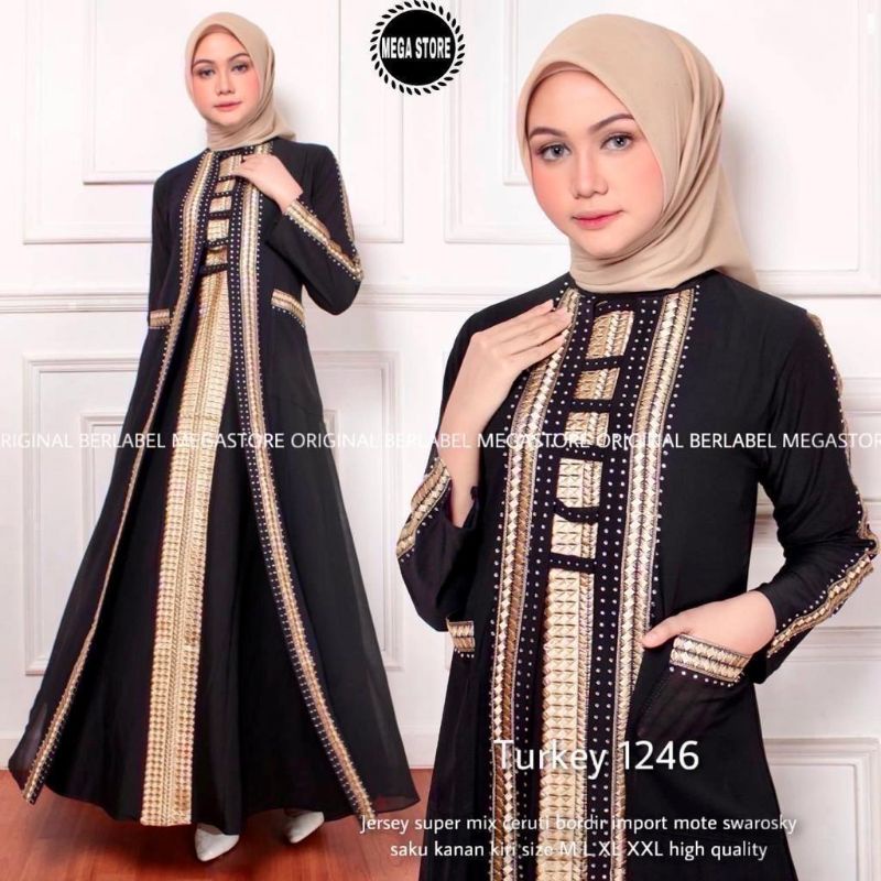 abaya Turkey / gamis dress / busana muslim
