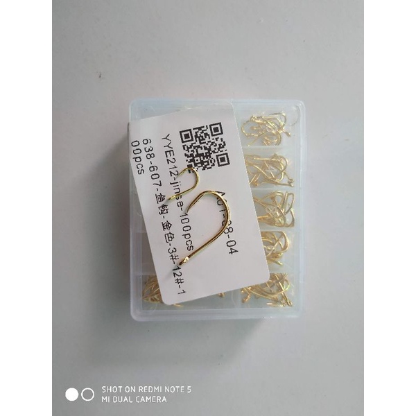 Kail Pancing Bahan Baja Karbon Kuat Untuk Air Tawar / Laut