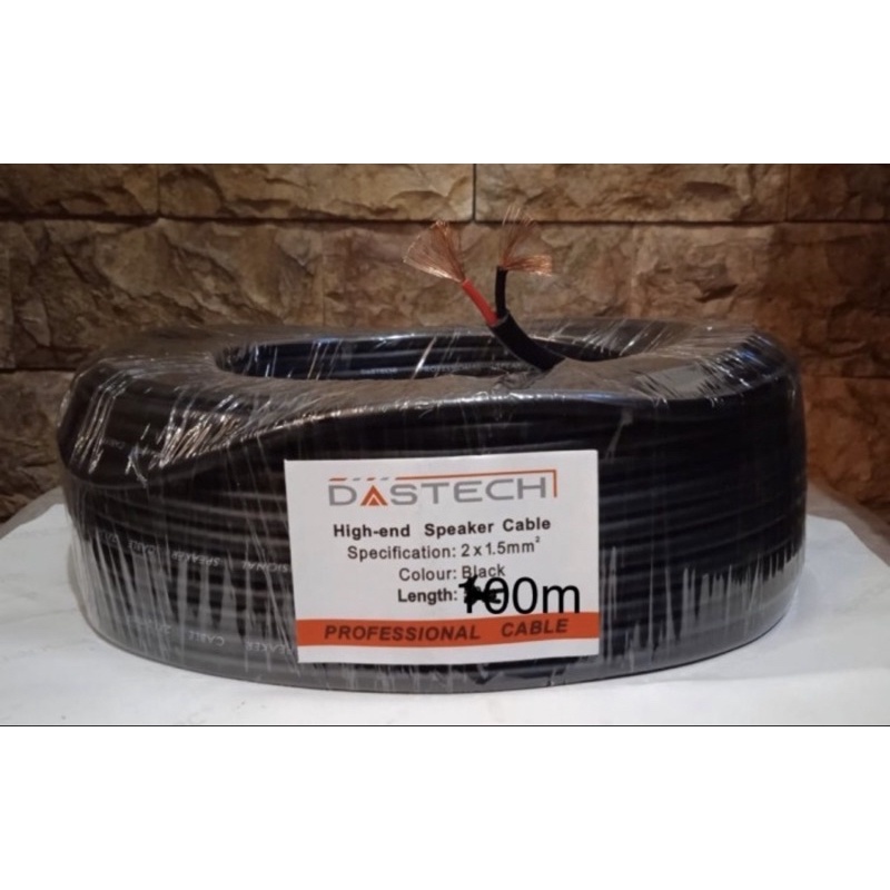 Kabel Premium speaker 2x1,5 mm2 Dastech Per Meter