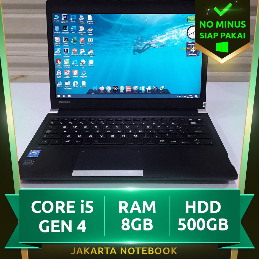 Laptop Bekas Bergaransi Toshiba Dynabook R734 Ram 8gb Hdd 500gb Shopee Indonesia