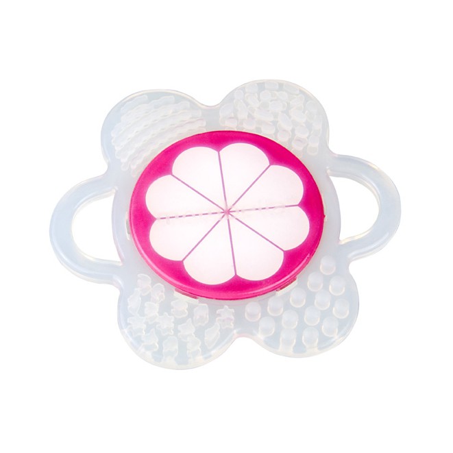 [PROMO] Mombella Flower Fruit Teether Mainan Gigitan Bayi Mangosteen Maggis Pink Merah Muda