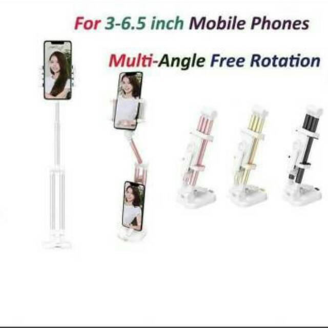 Holder Standing Handphone Universal 3in1 NX8 selfie live Tripod