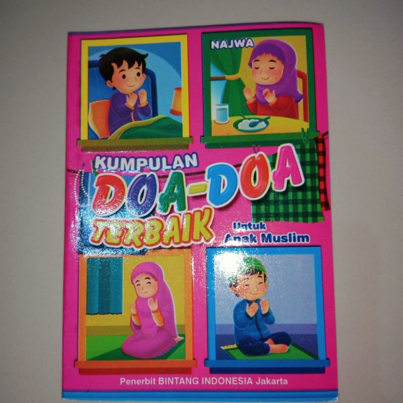 buku anak, buku kumpulan DOA-DOA terbaik untuk anak muslim A6