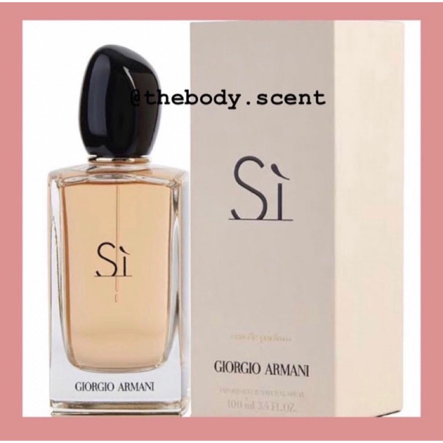 sì giorgio armani eau de parfum