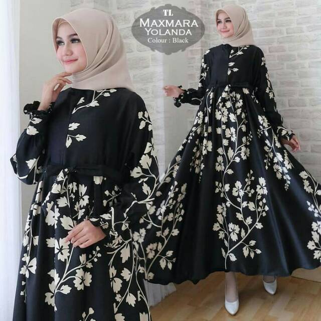 Baju Gamis Black Maxmara