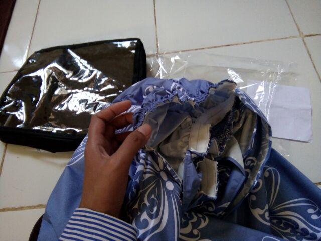 Sprei Waterproof Motif Bunga / Ukir / Polos / Packing Tas