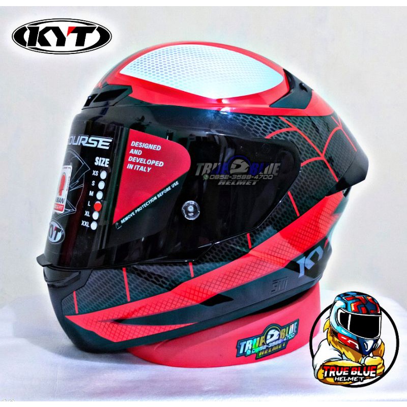 Helm KYT TT Course / KYT TTC Original (Ongkir Termurah 2Kg)-6