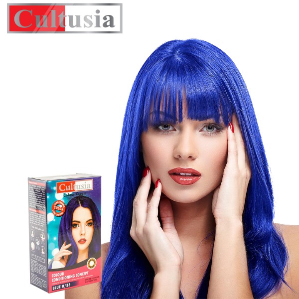  Cultusia Hair Color  Blue 30ml Shopee Indonesia