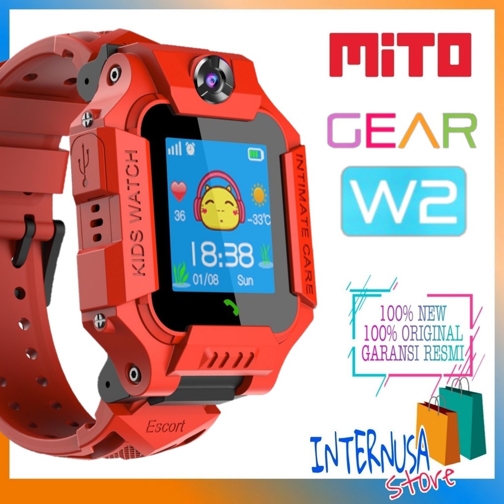 Mito Gear W2 Jam Tangan Anak Mito Kids Smartwatch Shopee Indonesia