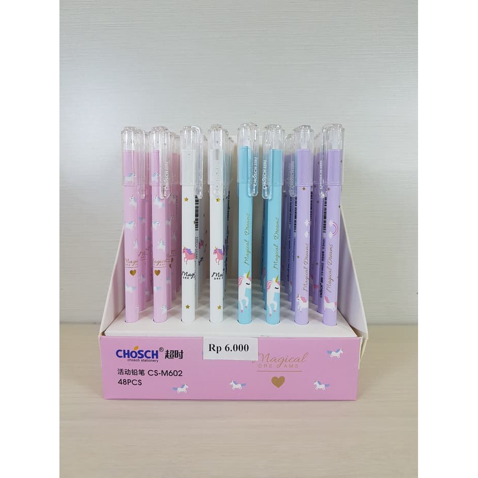 

Pensil Mekanik Magical Unicorn 0.5mm Chosch