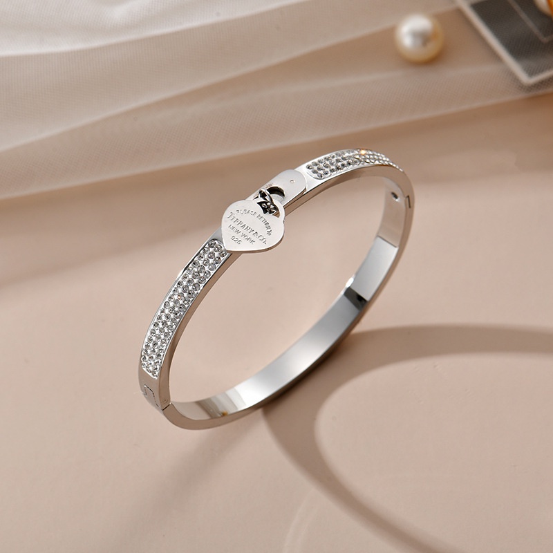 Bangle love titanium korea anti karat