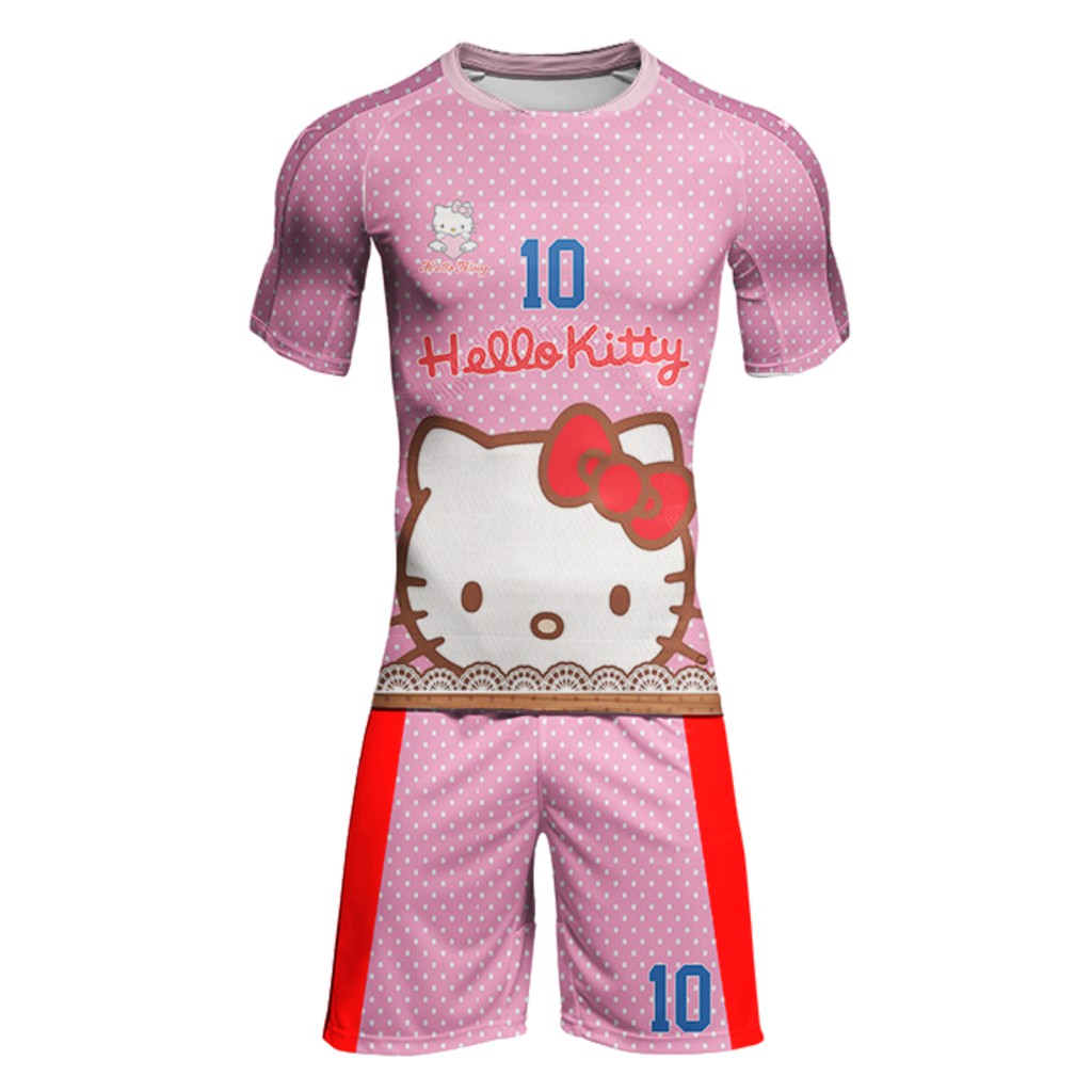 Kaos Futsal Hello Kitty Dryfit Original High Premium 100 Produksi Sendiri Shopee Indonesia