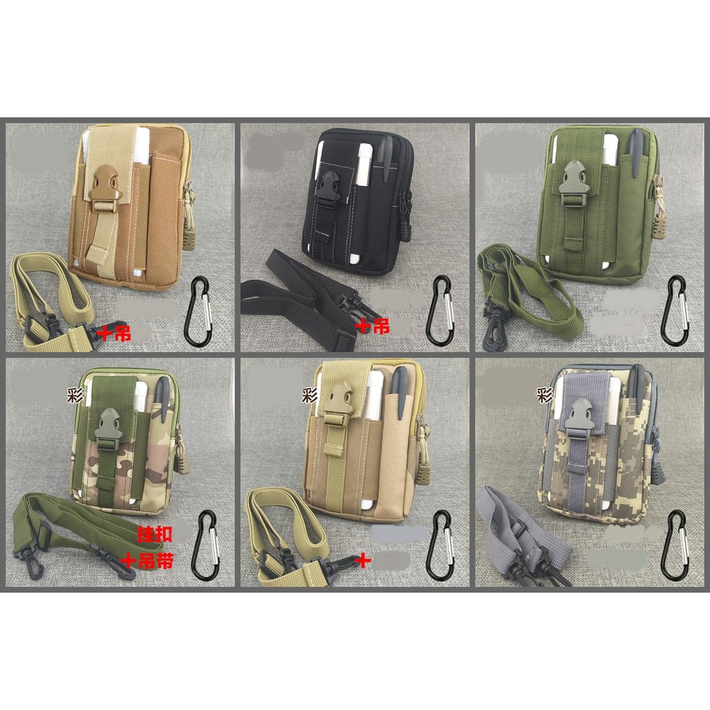 tas selempang kecil pria army hp 5 6 7 inch import