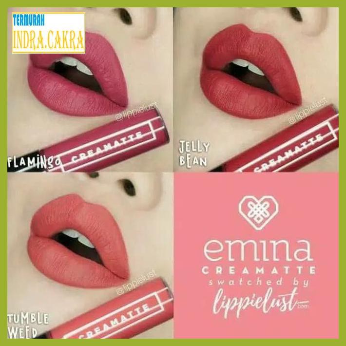 67Tuet6- Lipstik / Lip Cream Original Emina Creamatte Matte Erwe4-