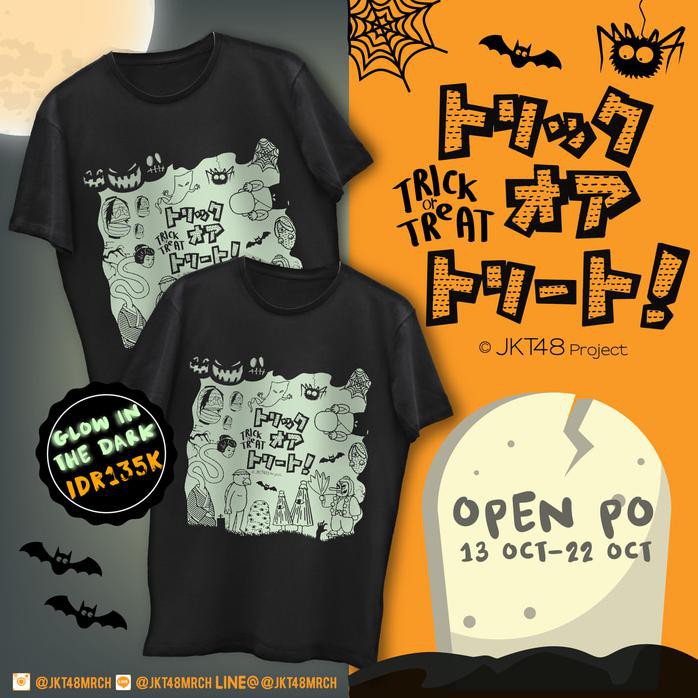 Jkt48 Halloween T-Shirt 2017 - Hitam, S Best Quality