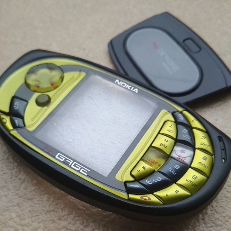 Casing Case Kasing Nokia N GAGE QD couple warna hijau