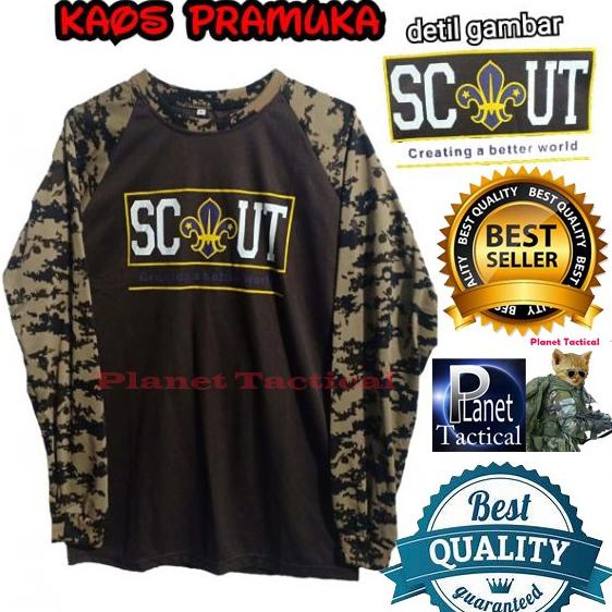 Kaos Baju Pdl Loreng Pramuka Scout
