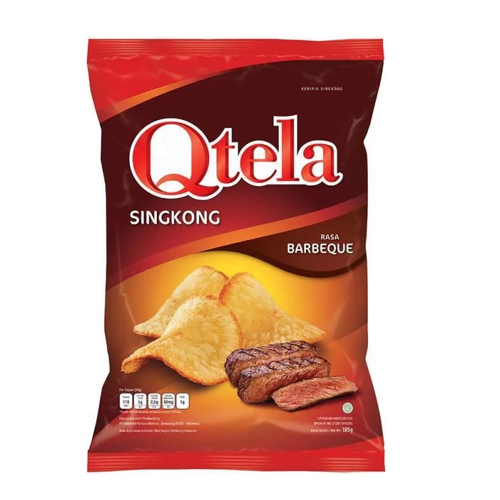 

Kripik Qtela Singkong Barbeque Snack - 185gr