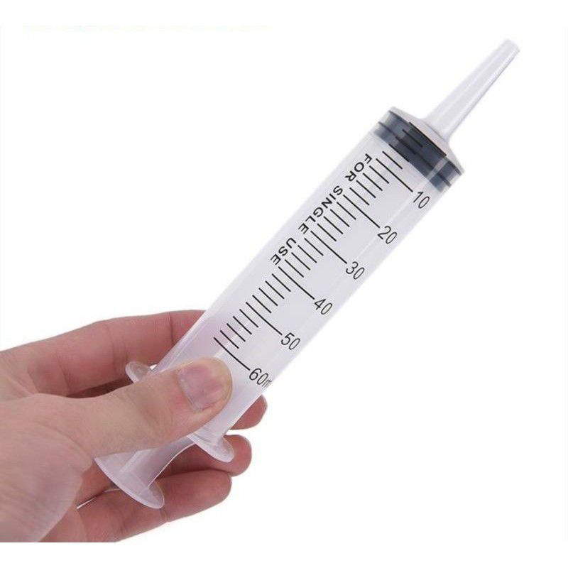 suntikan plastik 50ml 60ml alat spet lolohan hewan peliharaan anakan burung love bird kakak tua nuri