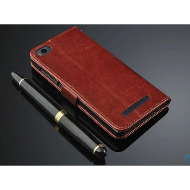 Leather FLIP COVER WALLET Xiaomi Mi Max Mi4 Mi4i Mi4c Case Casing HP      / Case HP / Casing HP /