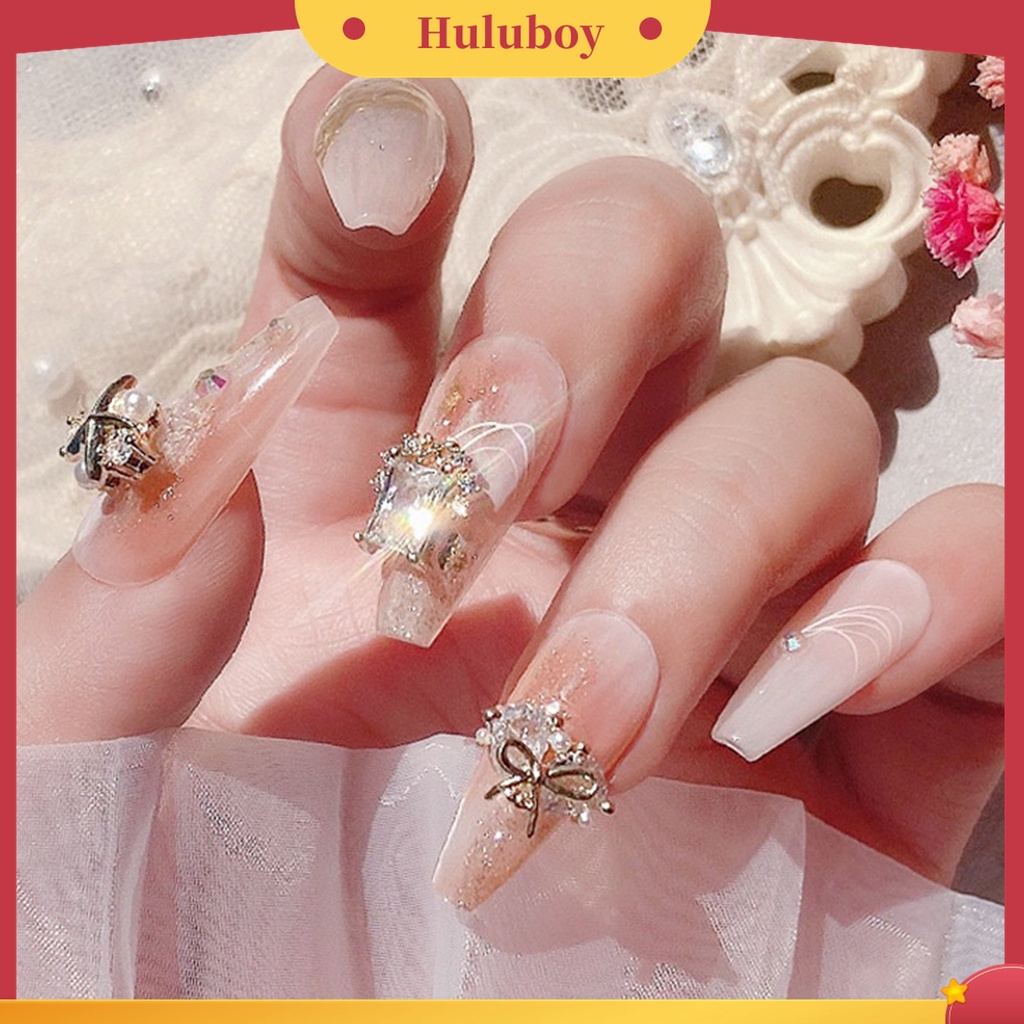 Huluboy Huluboy♡ Perhiasan Berlian Imitasi Bentuk Bintang Laut Untuk Nail Art