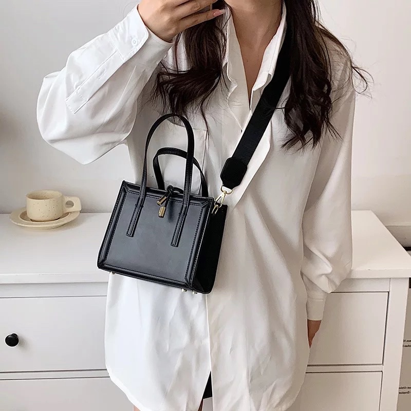 tas ZARA SQUARE 2tali tas selempang tas import