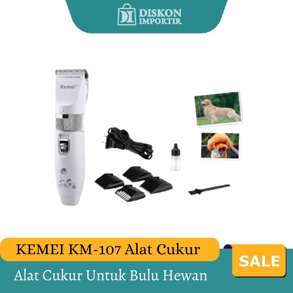 Mesin Cukur Bulu Hewan Pet Clipper KEMEI KM-107