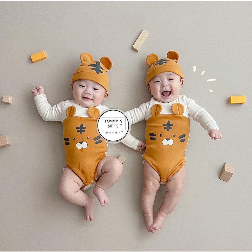 0-18bln | JUMPER PAKAIAN BAJU ANAK BAYI KARAKTER ANIMAL COSPLAY JUMPSUIT ROMPER PA7