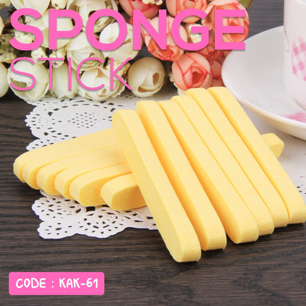 SPONGE WAJAH KECANTIKAN / SPONS CUCI MUKA / FACIAL SPONGE (SPONGE STICK) KAK-61