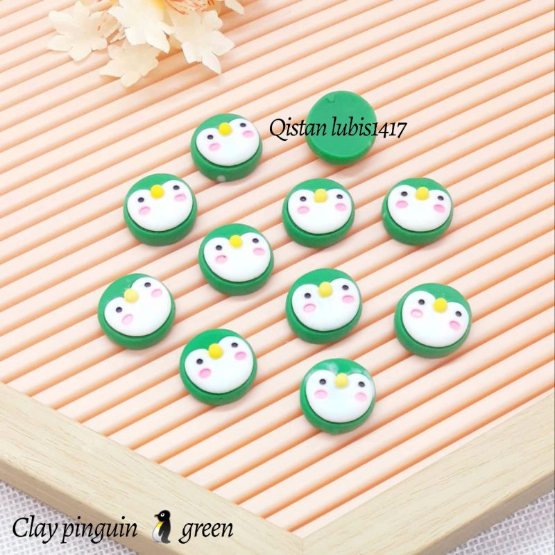 Clay pinguin green