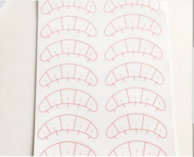 Papper patch / Penggaris Eyepatch Beauty Eyelash Sticker Extension Sheet Lembar Bulu Mata Sambung / label for eyelash extension murah