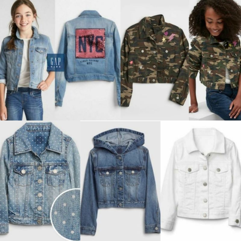 Jaket Jeans Anak Cewe GAP