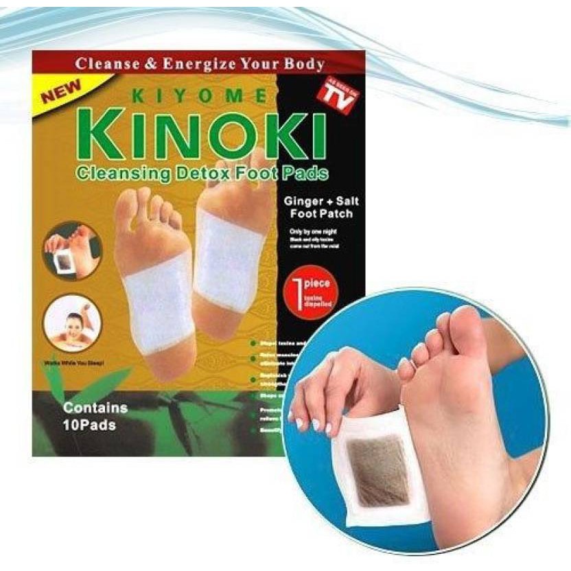 Kinoki Koyo Detox Gold 1 box isi 10 pcs Koyo Kinoki Original Kinoki Foot Patch