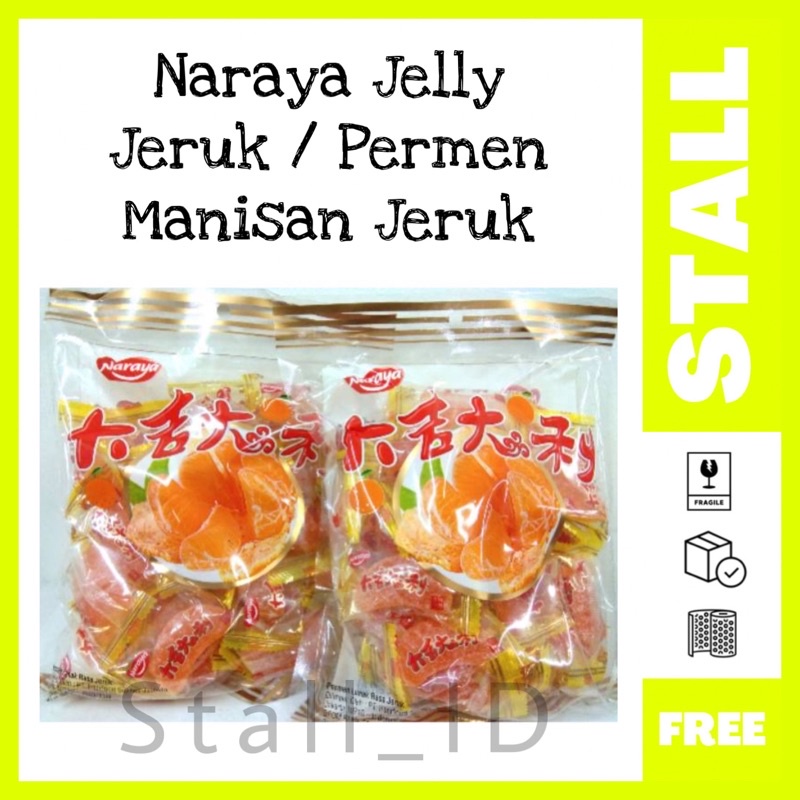 

Naraya Jelly Jeruk Mandarin Orange Candy 500gr HALAL