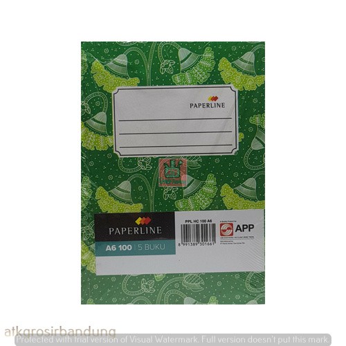 

Buku Oktavo A6 PaperLine 100 Lembar Hard Cover Sampul Tebal