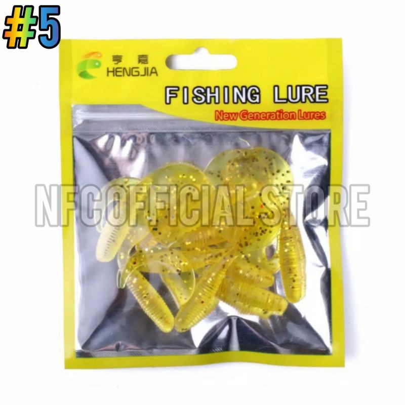 Umpan casting Soft lure 6cm/2gr Umpan karet 1pack isi 10pcs