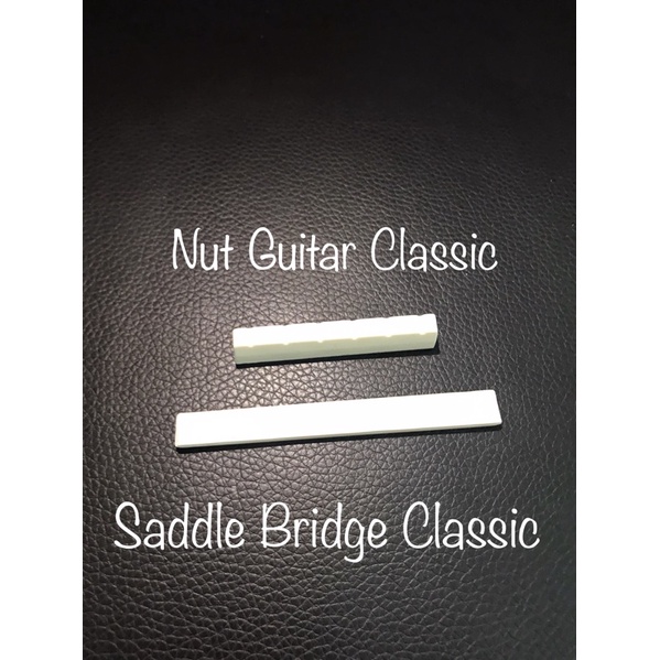 Nut gitar dan Saddle Bridge Classic (Nylon)